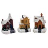 Bambelaa! Christmas Town 9-Piece Winter Village Christmas Village Christmas Scene