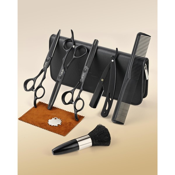 ULG Hair Cutting Scissors Set Professional Thinning Scissors for Hair