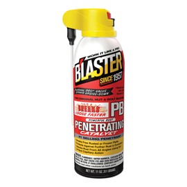 B'laster 16-PB-DS Multi-use Penetrating Catalyst Oil Lubricant, Includes B'Laster ProStraw with Control Flow Technology, Best for Breaking Loose Bolts and Rust Penetration 11-oz, 12 Pack