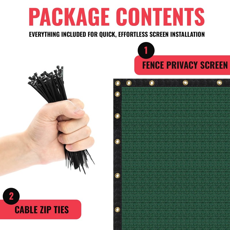 SEALTECH Ultra Heavy Duty 200 GSM Privacy Fence Screen –