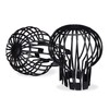 Hsthe Sea Plastic Gutter Guards Downpipe Adjustable Black Filters -