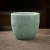 TEANAGOO Japanese Tea Cups, 6.3 Oz/180ml, Celadon Blue, 4 Pcs/Box,
