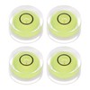 sourcing map 4pcs Round Bubble Level 15x8mm Mini Circular Bullseye