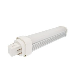 E-Simpo 11W LED GX24Q 4-pin Base Light Bulb Replace PL-C 26W CFL GX24/G24Q Horizontal LED PL Retrofit Lamp Frosted Side Light Cold White 180D Beam Angle (Remove/Bypass The Ballast)