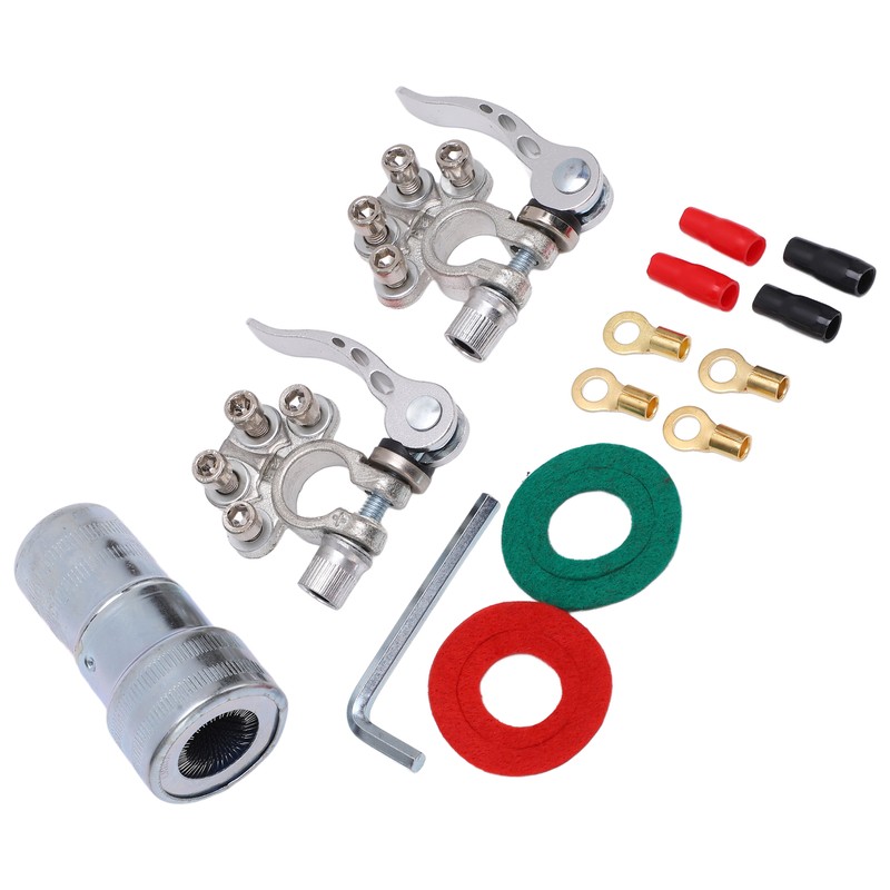 4 Way Battery Terminal Connectors Quick Release Disconnect for Cars