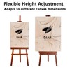DJAR Wooden Art Easel for Painting,Adjustable Pine Wood Floor Easels