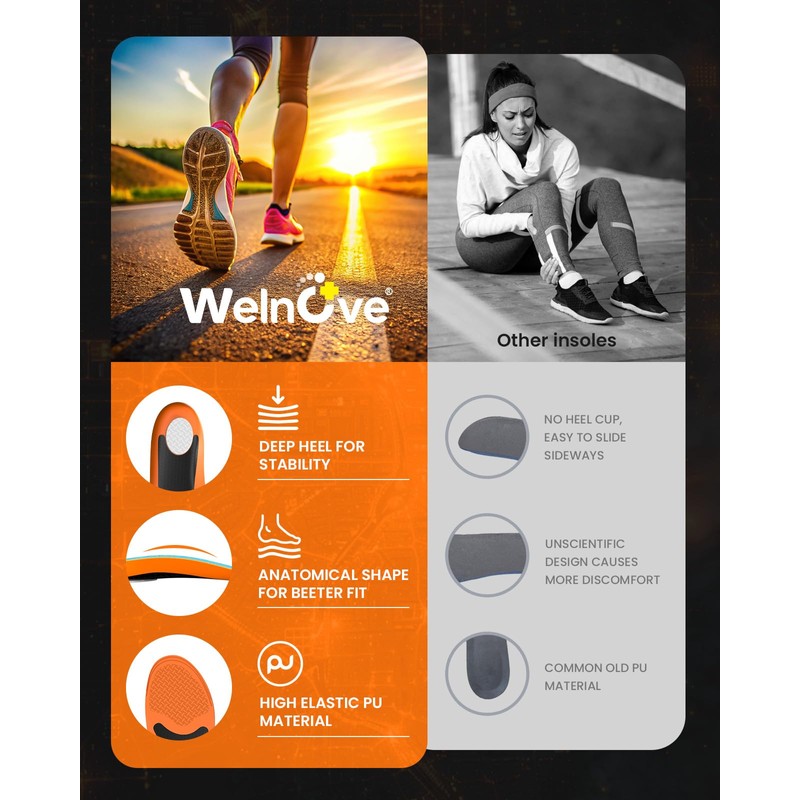 Semelles Orthopédiques Fasciite Plantaire-XS Shoes