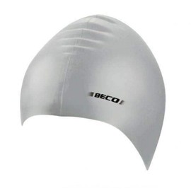 BECO Beermann GmbH & Co. KG Kinder Silikonhauben, unifarbig Kappe, grau od. Silber, One Size