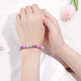 Gifts for Women, Birthday Gifts for Women Not a Day over Fabulous Happy Birthday Gifts for Women Daughter Wife Gifts for Mom Beaded Bracelets Cool Unique Bday Gift for Her Sister Female Friends