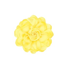 Rose Brooch and Pin for Women Elegant Delicate Flower Pin Shawl Clip Duck Beak Clip for Women's Dress Banquet Party Jewelry Gift-yellow