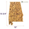 Totally Bamboo Alabama State Destination Bamboo Serving and Cutting Board