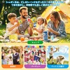 Funk Doggieシャボン玉 電動 バブルガン 8泡穴 LEDライト 長距離発射 液漏れ防止 バブルガンマシン シャボン玉