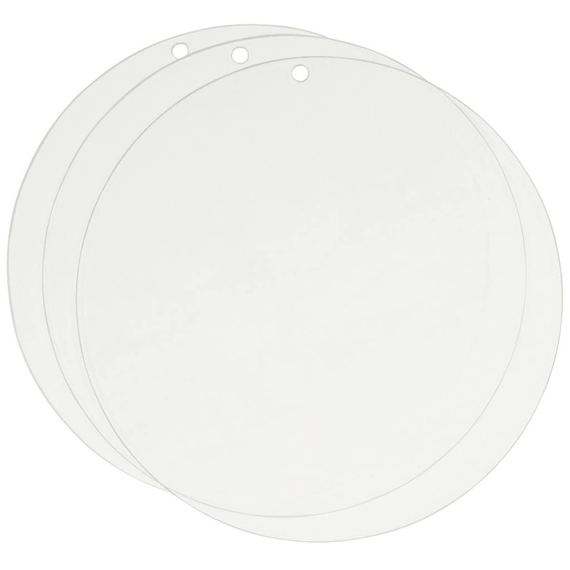 EH Design Clear Acrylic Round Pendant with Hanging Hole, Acrylic
