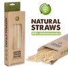 Organic Wheat Straws, Reusable, Environmentally Friendly Drinking Straws, Set of