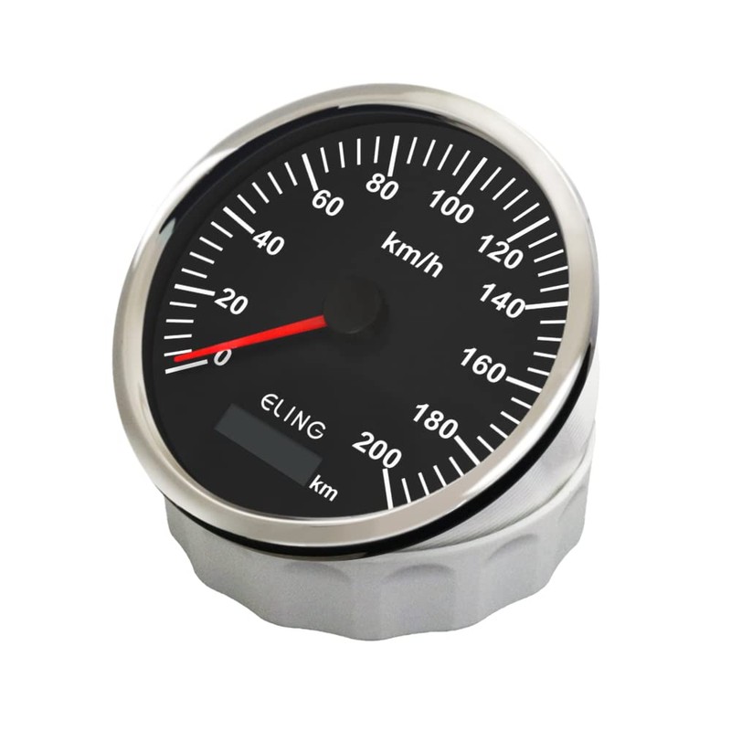 ELING GPS Speedometer 0-200KM/H Speed Gauge 110mm for Boat Truck
