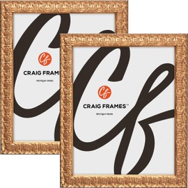 Craig Frames Versailles, 20x24 Picture Frame, Ornate Gold, Set of 2