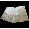 GOMMO White Prism Abalone Shell Veneer Sheet for Inlay and