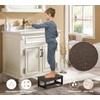 Y&M Step Stool for Adults Kids, Waterproof HPDE One Step