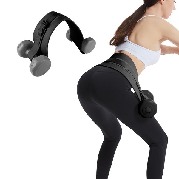 LIWEN NatureSlim Hip Thrust Belt, Black Color, 17*14*21