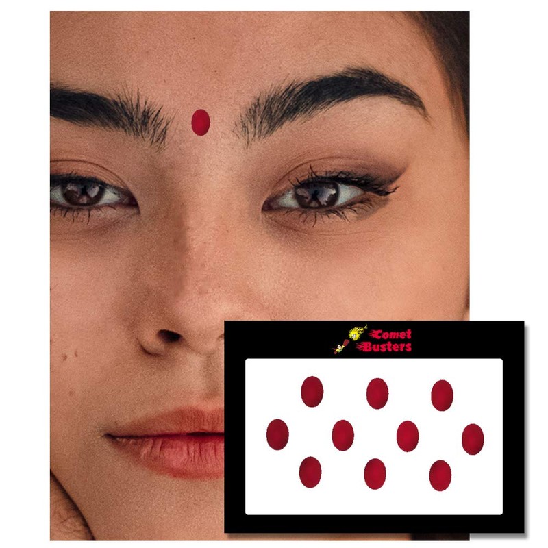 Comet Busters Traditional Maroon Bindi