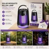Solar Bug Zapper Garden Light for Outdoor Use – Rechargeable