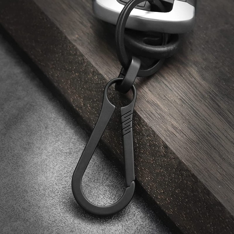 DOKEEP Titanium Alloy Carabiner, Small, Lightweight, Key Chain, Rustproof, Durable,