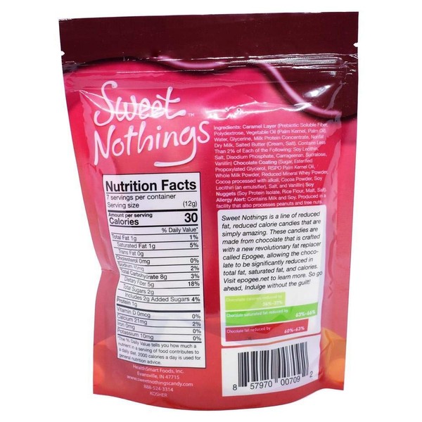 ChocoRite - Sweet Nothings - Caramel Crispy - 14/Box - Low Calorie - Low Fat