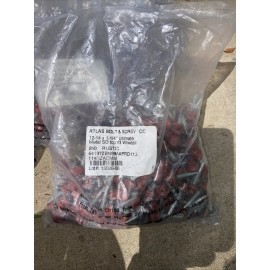 Atlas Bag of 250 Atlas ultimate 1/4-14X 1 1/4" Self Drill Lap Screw Fasteners rustic
