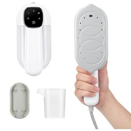 GeorgeX Vaporizador de Telas Portátil 160ml Plancha de Viaje y Hogar 20s de Calor,Plancha de Vapor 2 en 1niveles de Vapor,Plegable