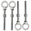 M6 x 80mm Lifting Long Eye Bolt Longshank with Full