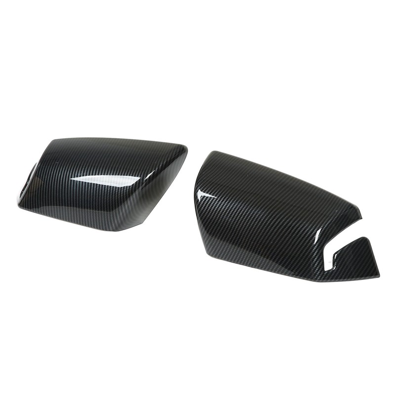 2pcs Side Mirror Cover Carbon Fiber Color Wing Mirror Cap