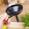 Kitchen Funnel Stainless Steel Black 10.5 cm