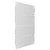 RV AC Ducted Grille Replacement ABS Material 2 Filter Screens