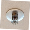 Gatuida Sprinkler Head Decorative Cover 10 Pcs Stainless Steel Wall