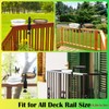 HRAYLTOP Deck Bird Feeders with Metal Mesh Tray and 2