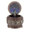 Vintage Music Box with 12 Constellations Rotating Goddess Twinkling LED
