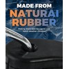 Small Bungee Cords with Hooks 10", Short Elastic EPDM Rubber