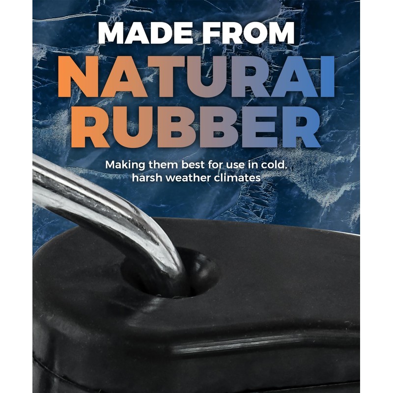 Small Bungee Cords with Hooks 10", Short Elastic EPDM Rubber