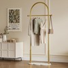 ZHBHYZ Gold Clothing Rack for small spaces,Modern Clothes Rack with