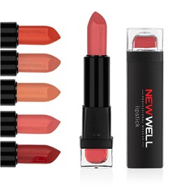 NEW WELL Matte Lipstick - Intense Colours - 24 Hours Long-Lasting Matte Effect - Elegant Lips - Various Colour Shades (05)