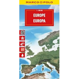 Europe Marco Polo Map (Marco Polo Maps)