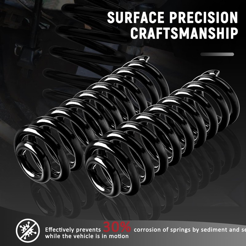 THOCAC Heavy Duty Front Coil Springs for 1983-1997 Ford Ranger