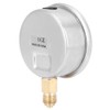 400bar 1/4BSP Y60 Radial Pressure Gauge, Stainless Steel + Brass,