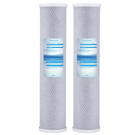 Geekpure 20-Inch Universal Compatible Big Blue Carbon Block Water Filter Cartridge Remove Chlorine Taste Odors- 4.5 Inch x 20 Inch -5 Micron