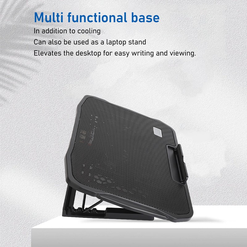 Laptop Cooling Pad USB Powered Adjustable Wind Speed Ergonomic Gaming