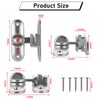 Sliding Door Locks, 90/180 Sliding Door Bolt for Sliding Doors,