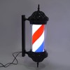 ZHFEISY Barber Pole LED Light, 28inch Red White Blue Traditional