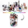 Organizador De Maquillaje Almacenamiento Con Rotación De 360