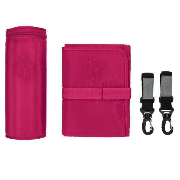 LÄSSIG Baby Changing Accessories, Changing Mat, Bottle Warmer, Pram Attachment/Glam