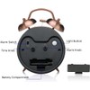 Azyh Loud Alarm Clock for Heavy Sleepers Adults, Metal 4